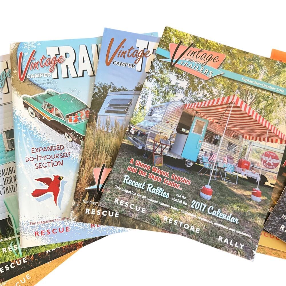Vintage Trailer Magazine Lot Retro Camper Airstream RV Restoration - Picture 4 of 5